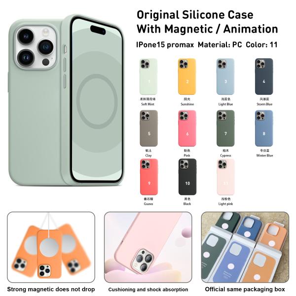 Official Mobile Phone Cover Shockproof Liquid Silicone iPhone Case Soft Microfiber