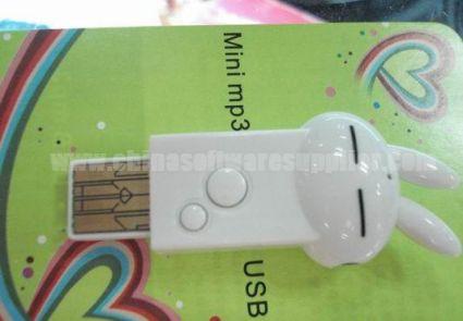 Jogadores MP3 bonitos do coelho TBW-M019 pequeno