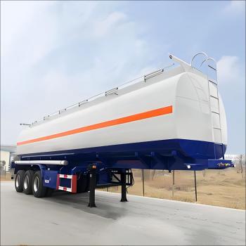 CIMC new design hot sale 3 axles Liquefied Natural Gas Cryogenic Trucks for LNG Gas Station new design gas cylindrical tanker