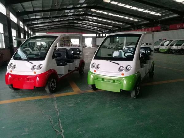 110v Electric Sightseeing Car Electric People Mover Life Size Advanced Audio Sound