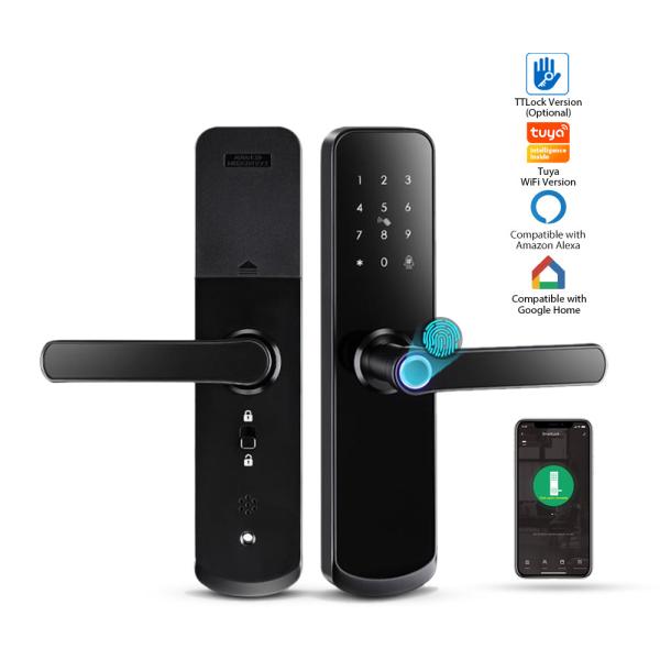 Auto fechadura da porta biométrica da impressão digital de Uncloking com IC e função da senha