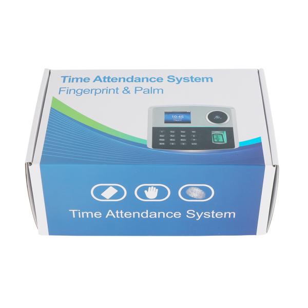 Híbrido da máquina do controle de acesso da palma das impressões digitais biométrico com bateria
