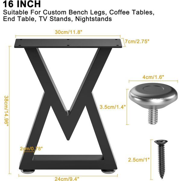 Stylish Creative Iron Desk Feet Simple Table Legs Dining Room Hardware Stand Furniture Table Leg