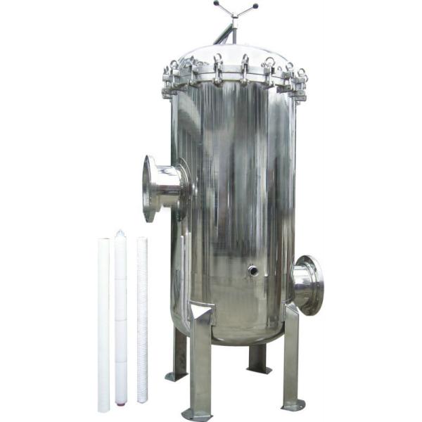 Seguridad de acero inoxidable del tanque del filtro del cárter del filtro de bolso SS304/SS316