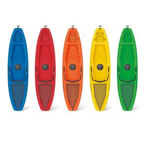 275 Lbs One Person Sit On Top Canoe LLDPE Plastic Single Seat Fishing Kayak