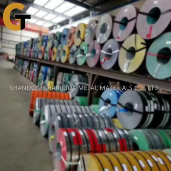 16-30% Elongation Color Coated Galvanized Steel Coil With 508mm / 610mm Coil ID