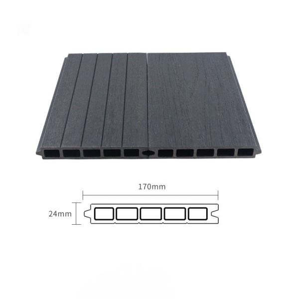WPC Exterior Wall Fence Panel 24x170mm Termite-Resistant