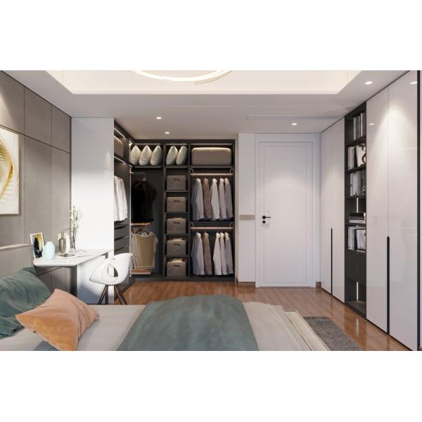 Anti-corrosión y seguro para la salud El armario de la habitación de los niños de acero inoxidable con escritorio integrado