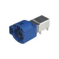 da tomada azul da cor do código C do conector da montagem do PWB de 4+2Pin HSD ângulo direito para o carro