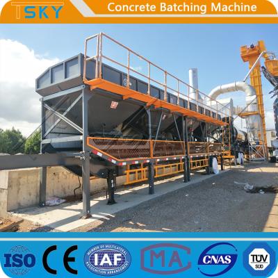 6400mmx1600mmx3000mm 800L/H Batching Plant Machine