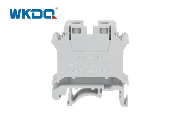 JUK 25 Electrical Terminal Block , Screw Clamp Component Terminal Block Easy To Combine