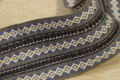 Fita Grey Grosgrain Multilayer da tela do poliéster do Webbing do jacquard