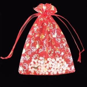 Transparent Drawstring Jewelry Pouch Screen Printing Logo Wedding Gift Bags