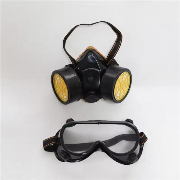 Профессиональная высококачественная противовредные газы противопылевой спрей химический газ двойной картридж респираторный фильтр краски маска