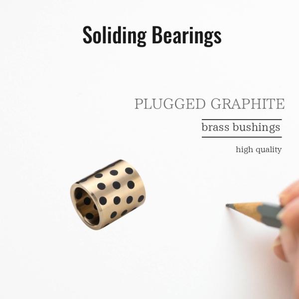 Plain Manganese Bronze Bushings With Graphite Plugs