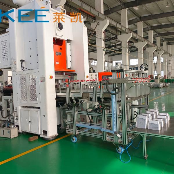 1250 × 1000 Mm Bed Plate Dimensions Aluminum Foil Plate Machine Mitsubishi Inverter Direct