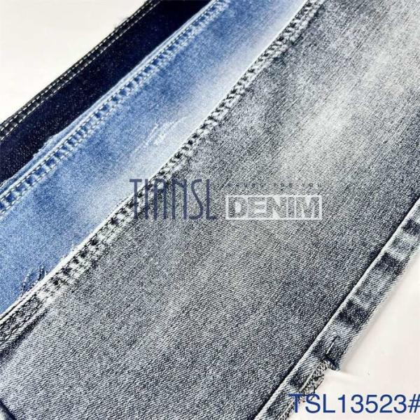 180cm Wide Width Indigo Sanforizing Cotton Spandex Twill Denim Fabric For Shirt Jeans