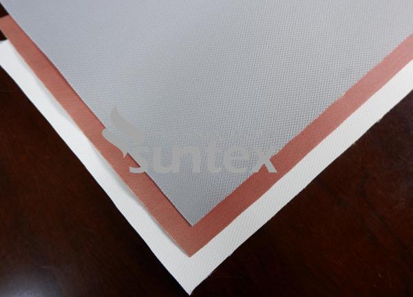 O pano de alta temperatura de revestimento excelente do silicone da resistência térmica para o avental da proteção contra incêndios arde resistente