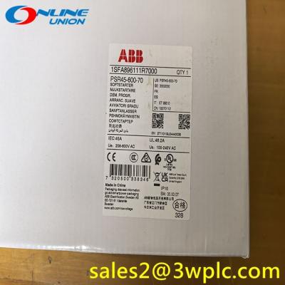 Power Saving ABB 1SFA896111R7000 Soft Starter With Built-In Bypass + 3 X Potentiometers