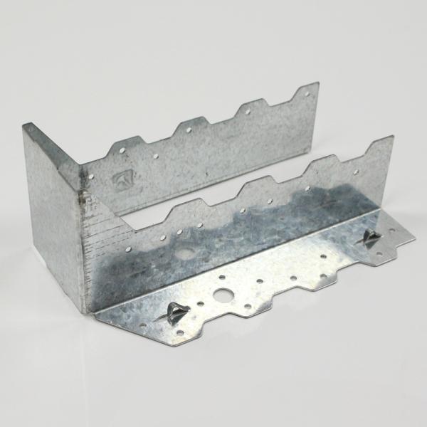 2x8 Galvanized Steel decorative joist hangers with Pre Punched Holes