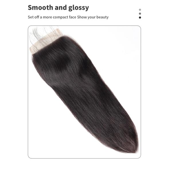 Skin Friendly 8A 360 Full Lace Closure 45.72cm 18 Inch Lace Closure