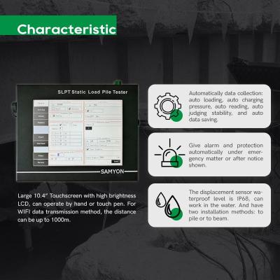 Slpt 6 Channels Static Load Test Equipment Auto Data Collection For Pile