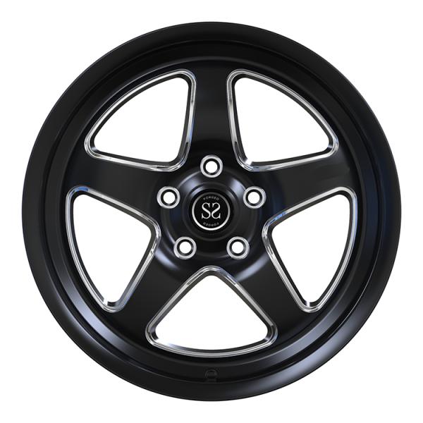 After Market Style Gloss Black Machined 16X7J 5x127 Bolt Size for Jeep Cherokee II (XJ)