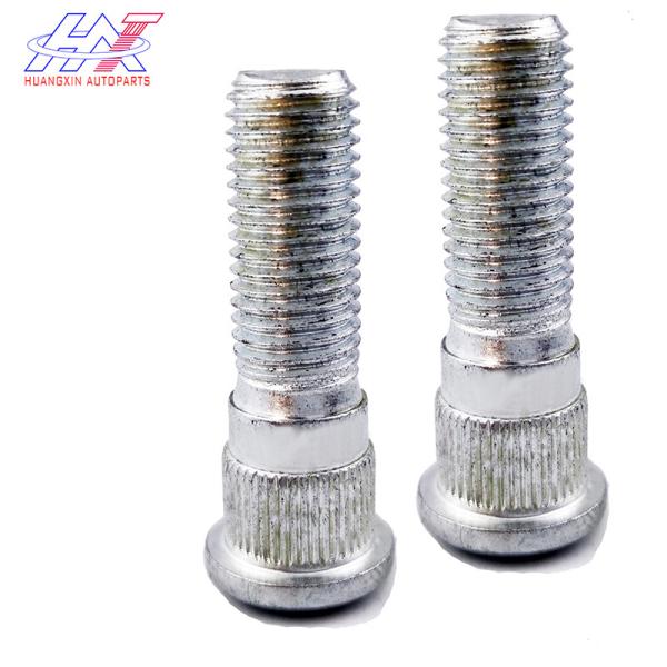 White Zinc Plated Car Stud Bolt 10.9 Grade Silvery For Replace