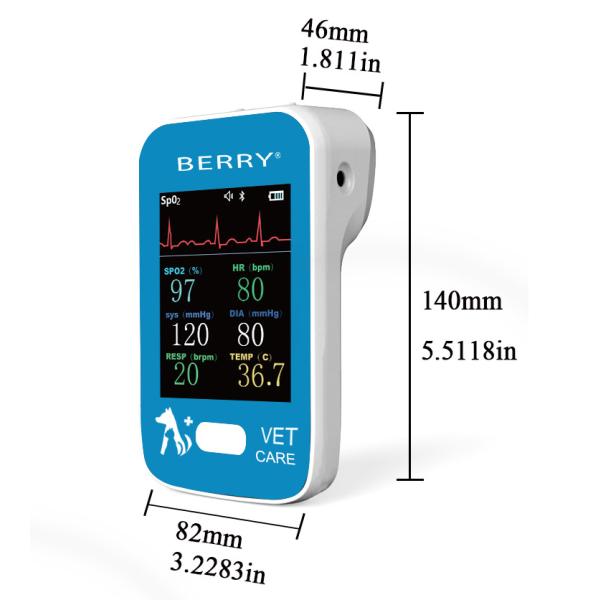 Оборудование медицинской службы терпеливого монитора Bluetooth multi параметра AM6100 ветеринарное
