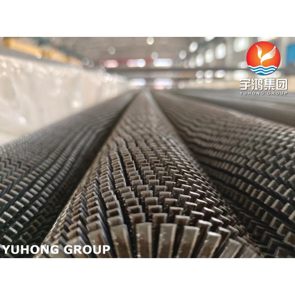 ASTM A213 TP316 Serrated Spiral HFW Finned Tube With Stainless Steel Fins For Heaters