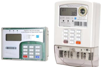 BS Mounting Keypad Prepayment Single Phase Energy Meter With Customer Interface
