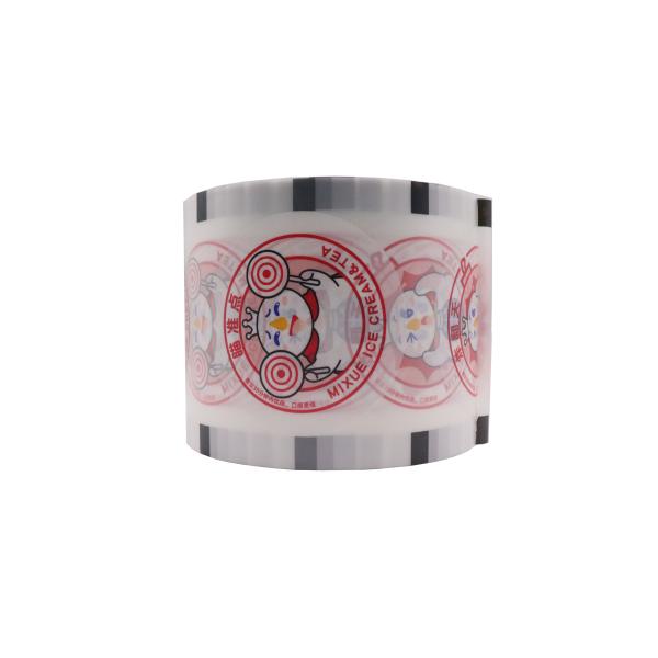 Gravure Printing Food Packaging Color Plastic Roll Film Plastic Cup Sealer Film Roll