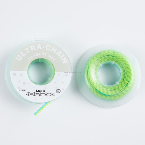 L' orthophonie élastique ligature des appareils orthopédiques bande de la chaîne transparente bleu rose