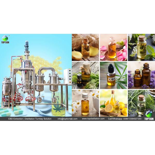 Rice Bran Oil Molecular Distillation SS Vacuum Distillation Equipment