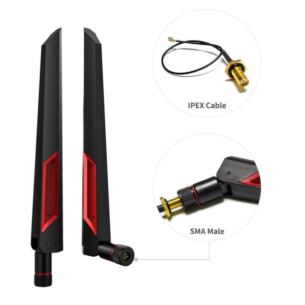 Dual Band 5dBi Gain ABS Receiver Wireless 50 Mile Long Range 2.4G 5.8G Router Antenna Wifi