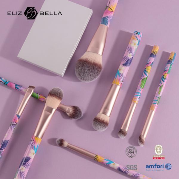 As mulheres do ODM compõem escovas com o Alu - grupo de escova cosmético do cabelo sintético da virola 100%