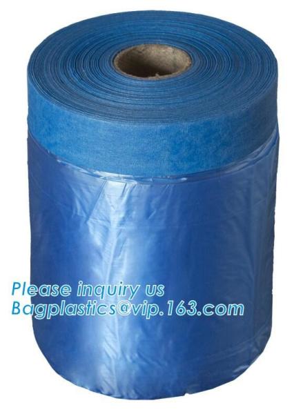 Assorted Masking Paper For Automotive Painting Covering Masking Paper Plastic Pretaped Masking Film Protection Covering