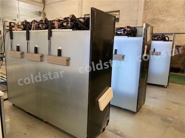 Customize Supermarket Meat Showcase Display Vertical Freezer