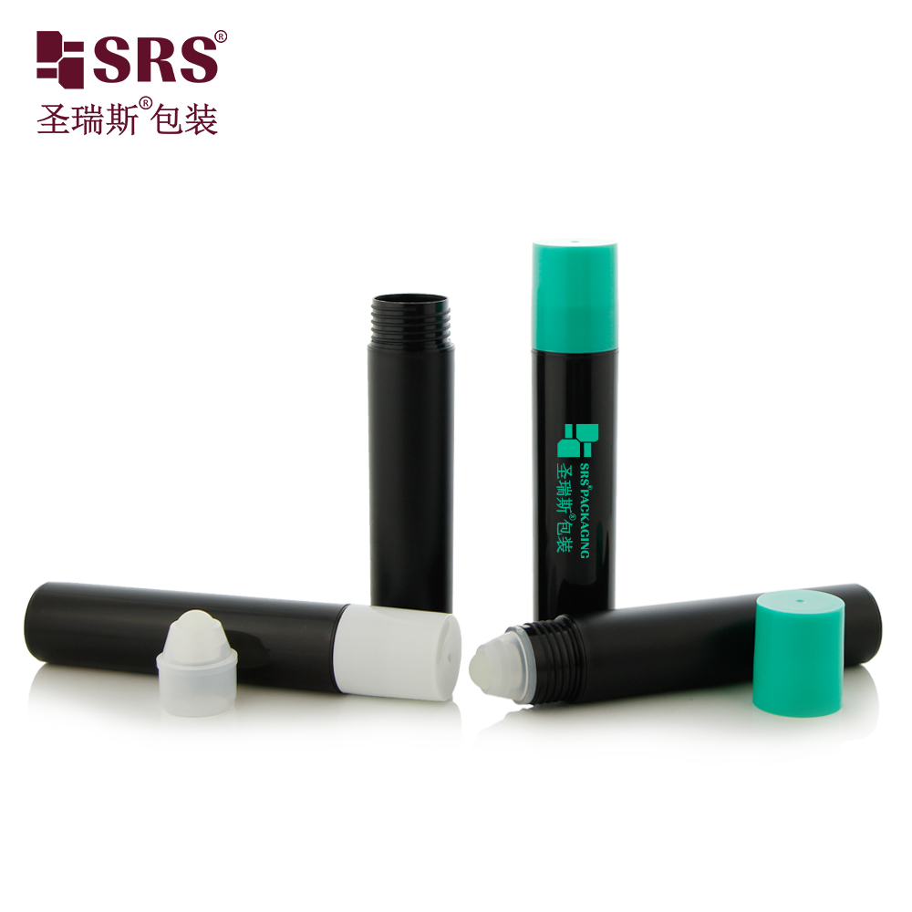 Custom Color 20ml Plastic Roller Bottle Empty Roll On Container For Massage Oil Deodorant Serum