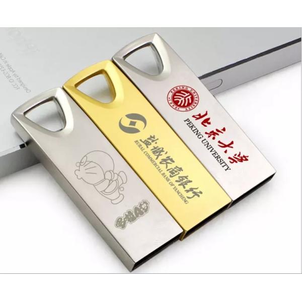 Portable Metal USB Flash Drive 32GB 16GB USB 2.0 Speed U-Disk Customized