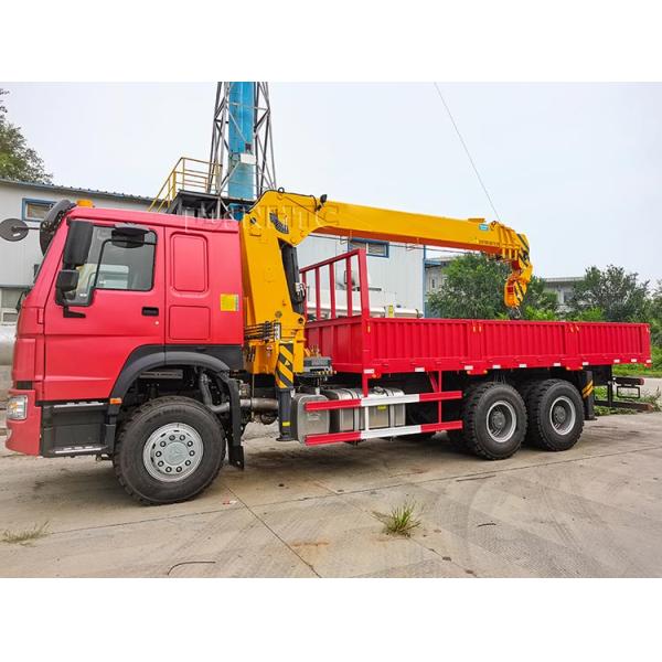 HOWO Грузовой грузовик 6х4 10 колес 340 л.с. 10 тонн Грузовой грузовик с краном