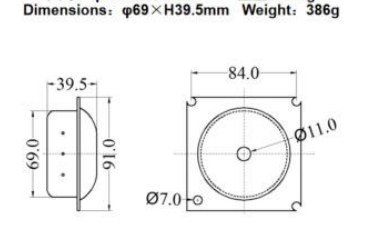Airbag Gas  Generator for Driver Passenger  Airbag Size ∅69mm*H39.5mm Original Parts