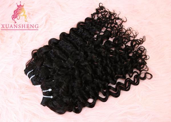 Grade 10A Virgin Human Hair Brazilian Italian Curly Bundles Wave