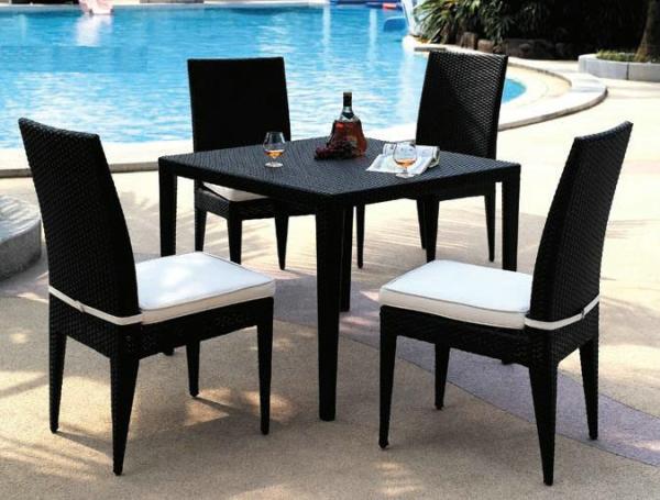   (5pcs)=4pcs chair+1pcs table 