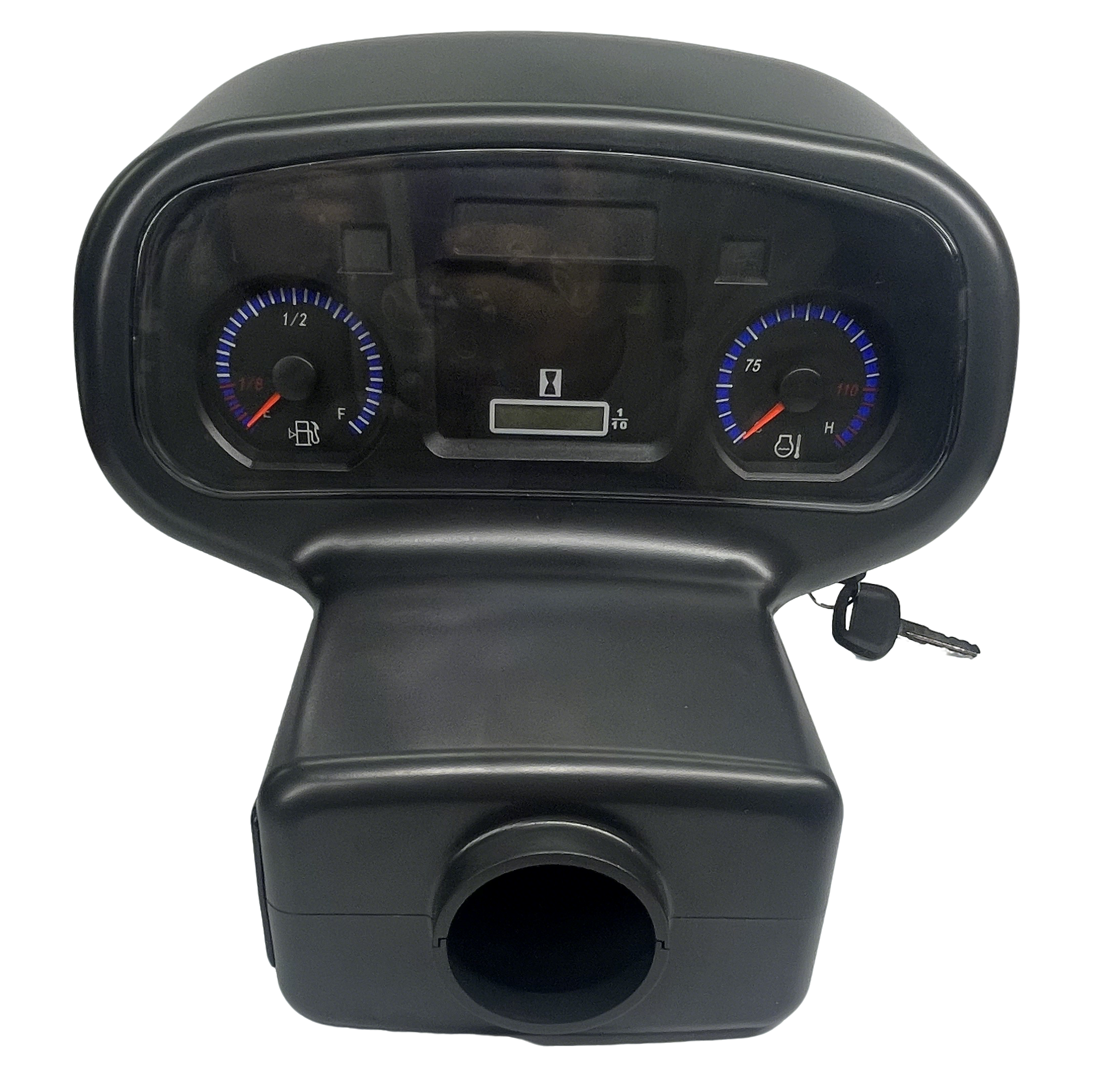 Front-mounted Digital Forklift Dashboard with IP65 Protection and CAN Communication for Real-time Monitoring