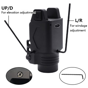 Голубой лазер корокоствольного оружия визирует тактический электрофонарь для 2 в 1 лазере оружия