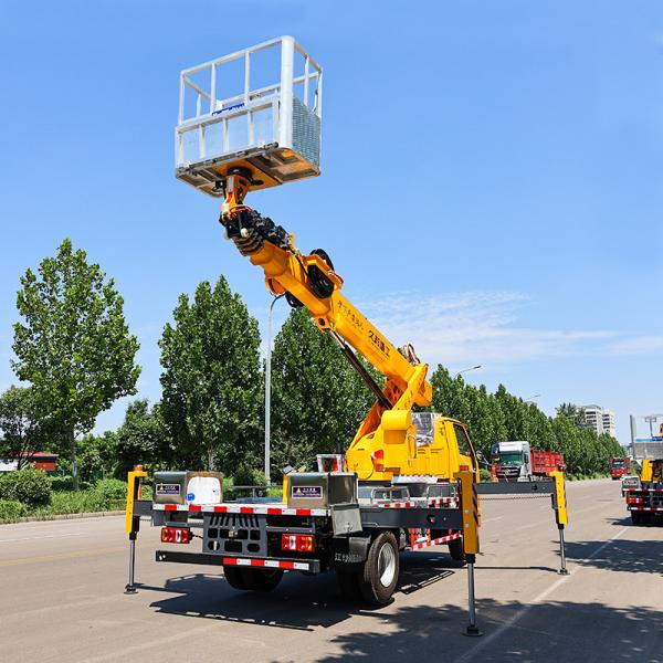aerial work pick-up truck high altitude operation truck telescopic boom truck brand new for sale