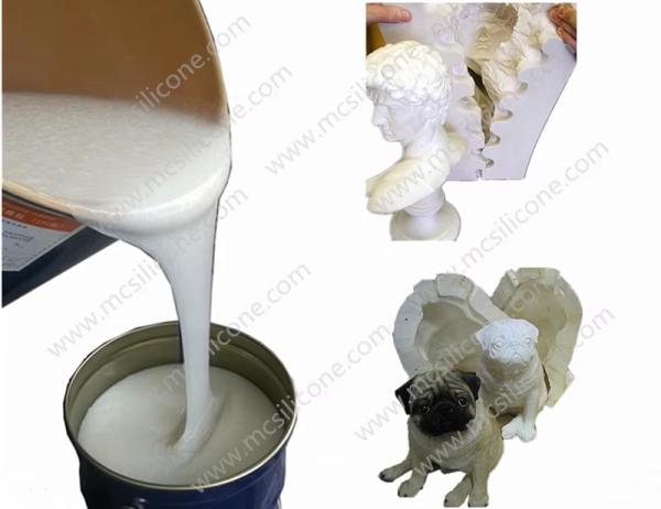 20 Une étagère en caoutchouc de silicone pour la fabrication de statues en blanc