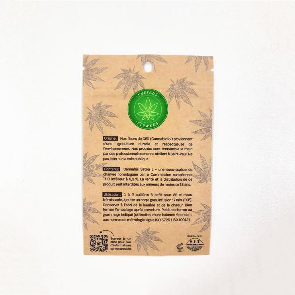 Eco Friendly Weed Packaging Bags For Herbs CBD Flower / Child Resistant Certified