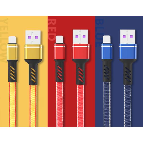 2A / 3A Cable de carga USB 2.0 personalizado para teléfonos móviles Velocidad de transferencia